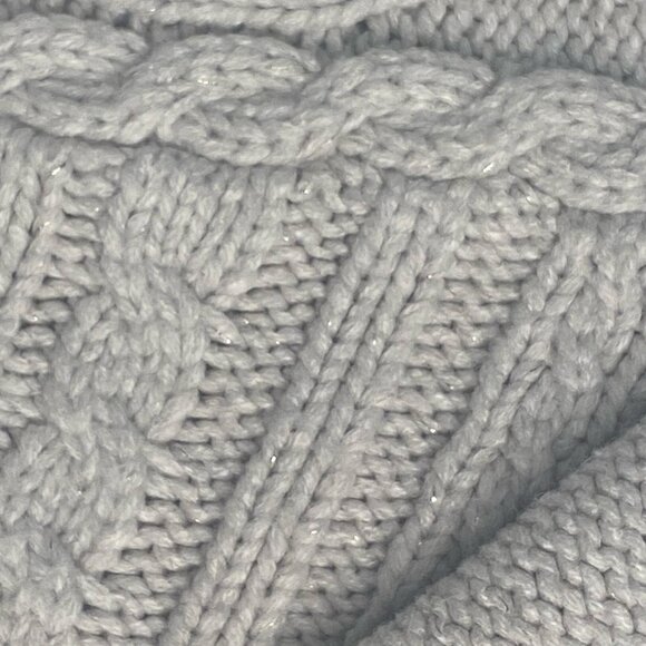 Simply Vera Vera Wang Cable Ribbed Vera Mink Heather Sweater Woman: Size 1X - Picture 9 of 13